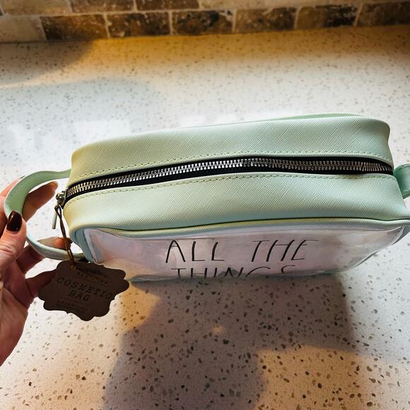 Teal Makeup Back Rae Dunn "All the things" - Picture 7 of 9